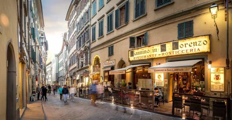 Florence : Dégustation de vins italiens au "Giannino San Lorenzo".