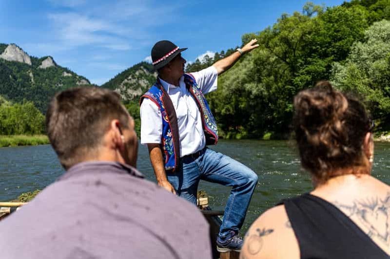 Cracovie : Rafting traditionnel sur le Dunajec et télésiège