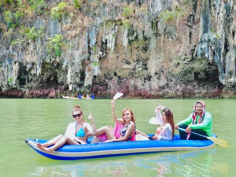 Au départ de Phuket : visite de l'île de James Bond avec canoë-kayak dans les grottes
