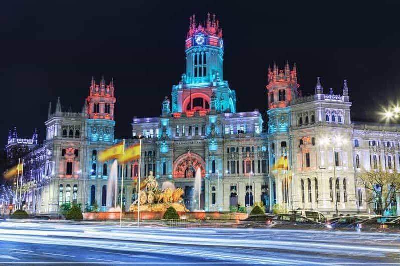 Madrid : Visite en bus de Noël à impériale avec guide