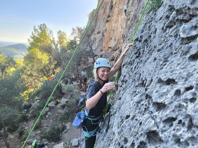Escalade sur rocher à Majorque