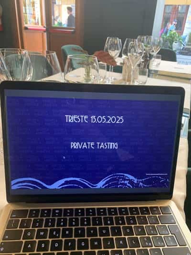 Trieste : Dégustation de vin privée - 3 vins de 3 pays