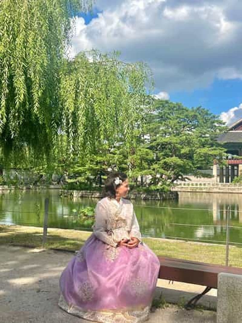 Séance photo au palais Gyeongbokgung avec votre propre téléphone
