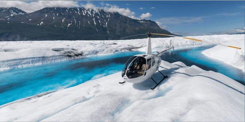 Billet Mouillage : excursion en hélicoptère au glacier de Knik avec atterrissage