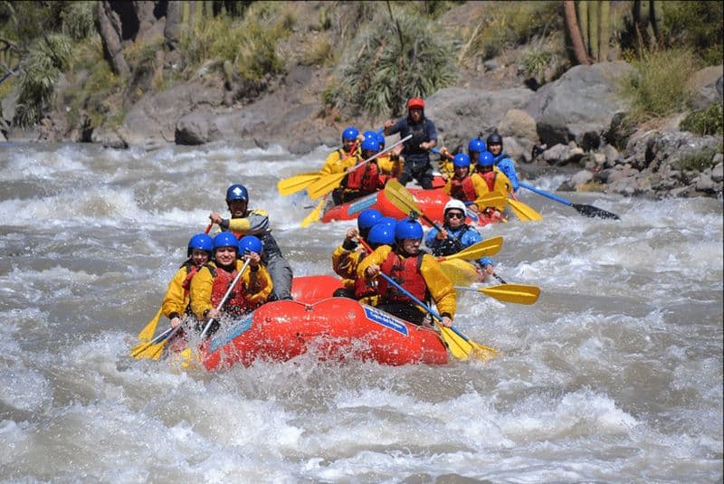 Billet Depuis Santiago : rafting dans le canyon de Maipo