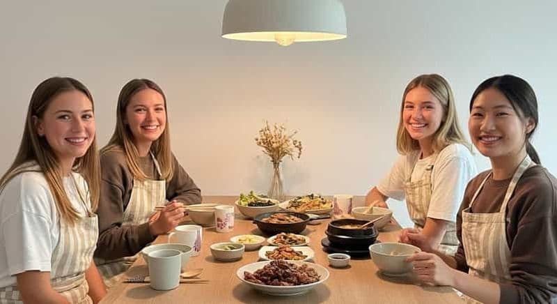 Vous êtes invités dans notre maison à Séoul : Le seul cours de cuisine !