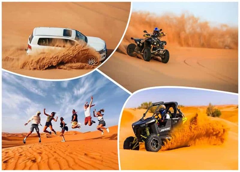 Doha : quad/ATV et buggy, rallye dans les dunes, balade à dos de chameau et sandboard