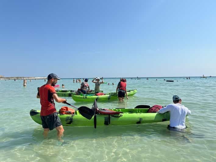Kayak et plongée avec tuba : Porto Cesareo et l'île des lapins