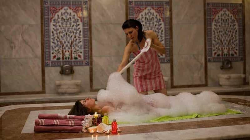 Bain turc traditionnel de la Cappadoce - Hamam - Massage à bulles