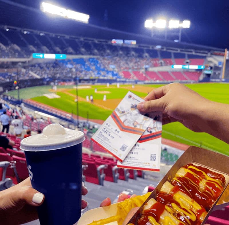 Billet Séoul : billet pour un match au stade de baseball Jamsil avec dîner et bière