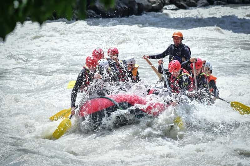 Ötztal : descente en rafting dans les gorges d'Imst
