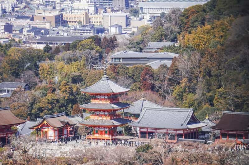 Kyoto vue d'en haut : randonnée sur le mont Amida avec vue sur Kiyomizu