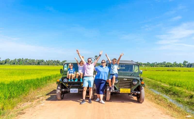 Siem Reap : Excursion matinale en jeep dans la campagne