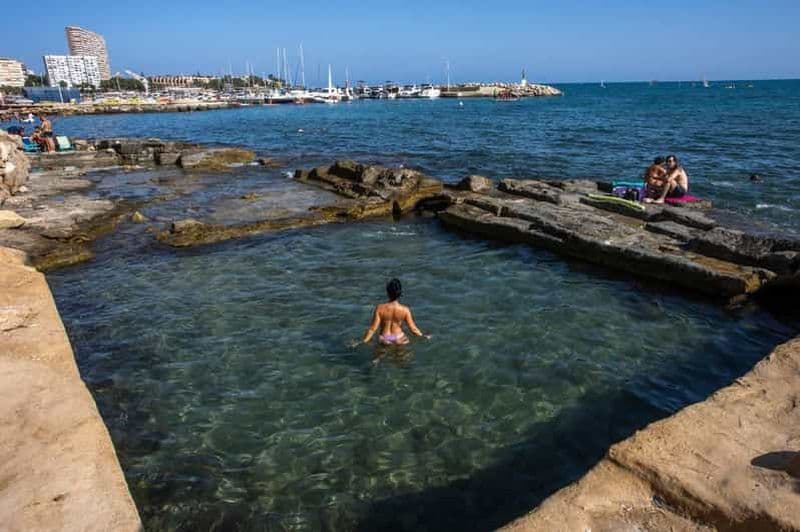 Plage de San Juan, Cabo Huertas Alicante : Location de vélo et plongée en apnée