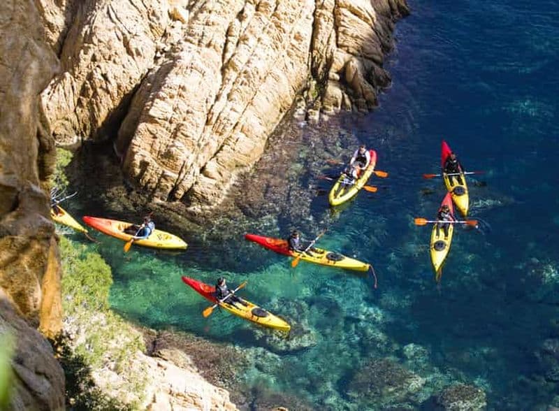 Billet Au départ de Sant Feliu de Guíxols : kayak et plongée avec tuba sur la Costa Brava