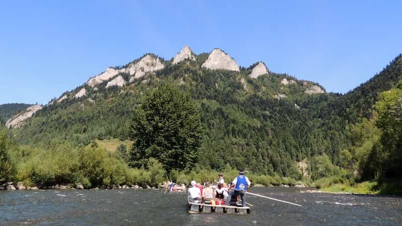 De Cracovie : rafting sur la rivière Dunajec avec prise en charge à l'hôtel
