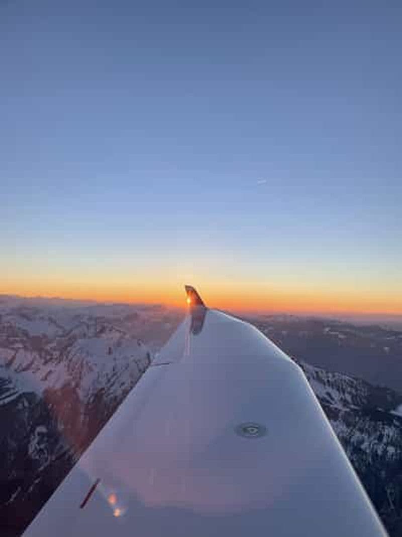 Région de Zurich : visite privée en avion au-dessus des Alpes suisses