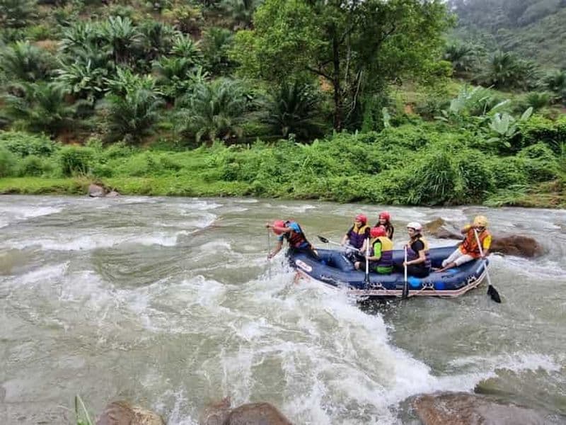 Phuket : grotte aux singes, rafting, cascade et tyrolienne