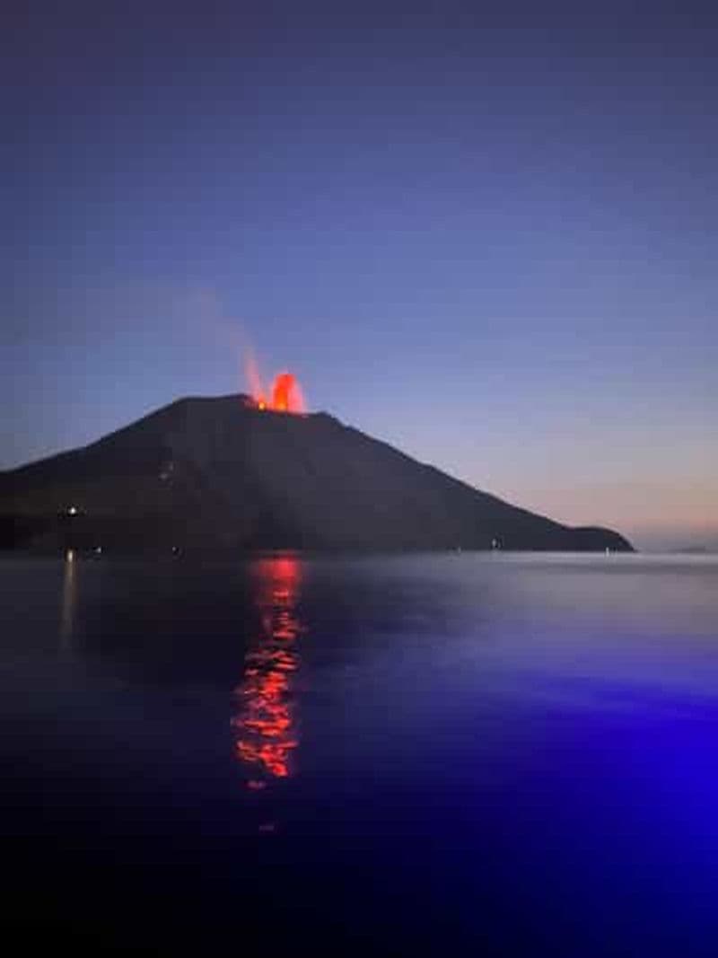 Da Tropea : Stromboli de nuit