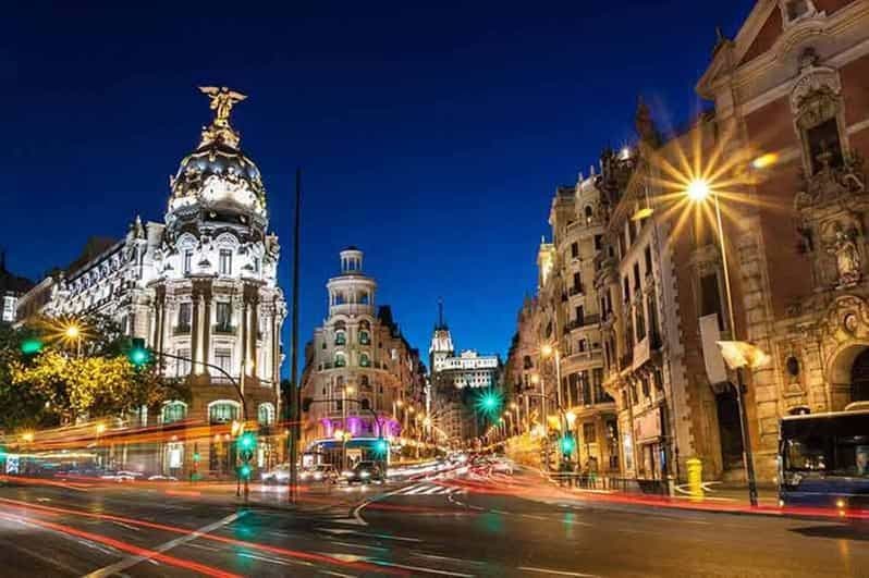 Madrid : Visite en bus panoramique de jour ou de nuit avec guide