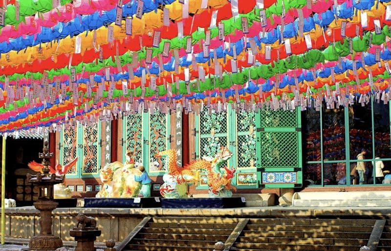 Séoul : visite à pied guidée d'Insa-dong et du temple Jogye
