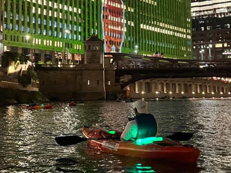 Billet Chicago : excursion en paddle au clair de lune sur la rivière Chicago