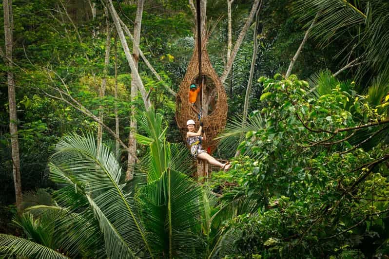 Billet Ubud : demi-journée de zipline et de balançoire dans la jungle