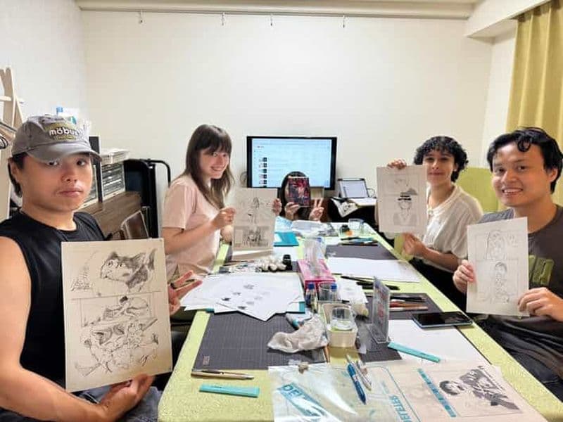 Billet Atelier de dessin Manga de 3 heures à Tokyo