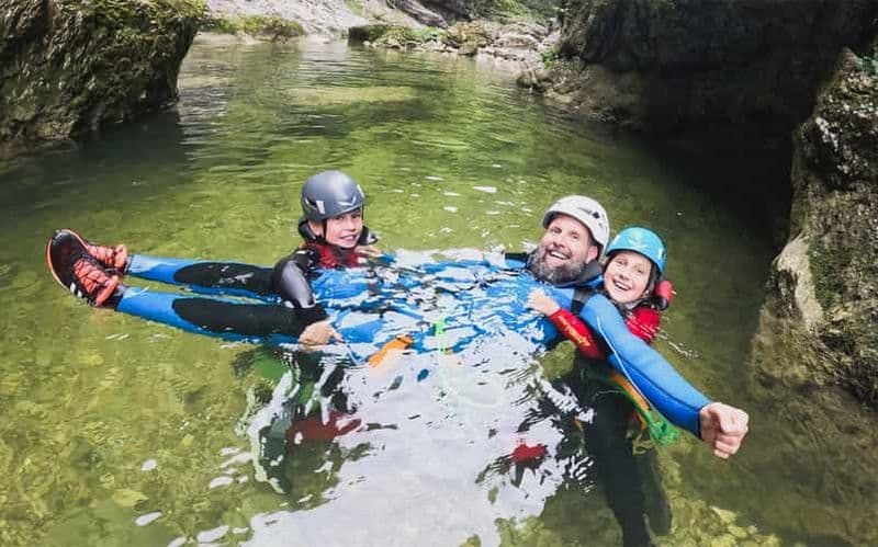 Salzbourg : canyoning en famille en petit groupe et encadrement de qualité, enfants à partir de 9 ans