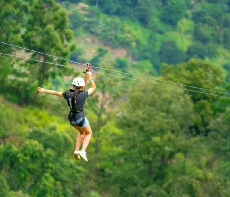 Ko Samui : Tree Bridge Jungle Zipline et Waterfall Adventure (aventure dans les chutes d'eau)
