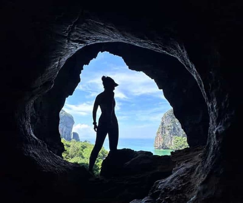 Krabi : Visite d'une demi-journée du point de vue de Railay et randonnée dans la grotte des chauves-souris