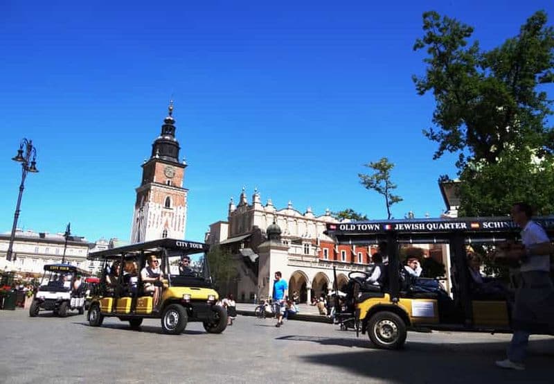 Cracovie : Tour de ville en voiturette de golf électrique