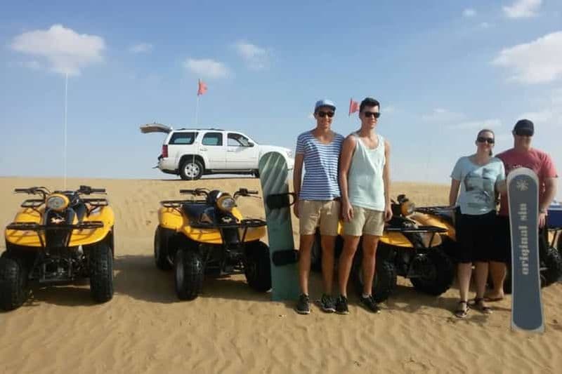 Billet Dubaï : Conduite en quad sur les dunes, chameaux et planche à voile