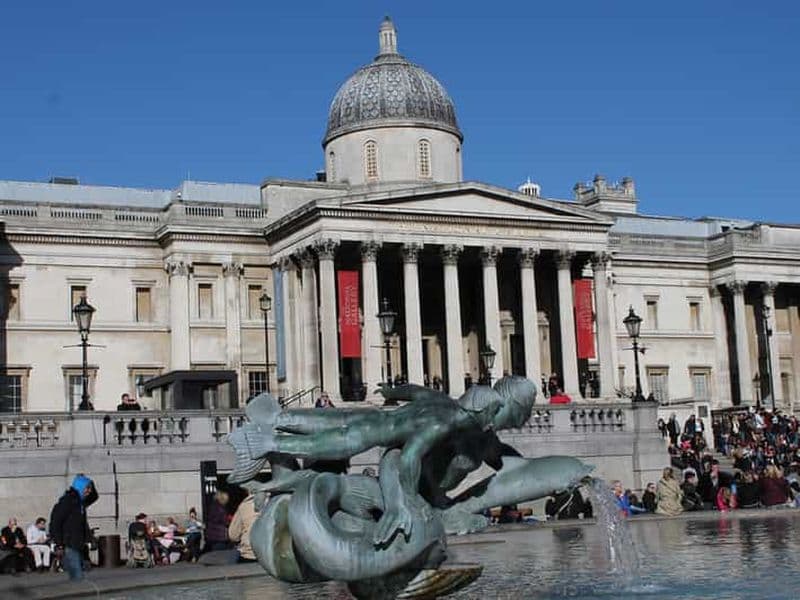 Londres : Balades patrimoniales sur Smartphone Trafalgar Square