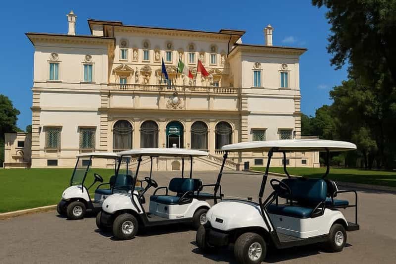 Rome : billet pour la Galleria Borghese + visite de la villa en voiturette de golf