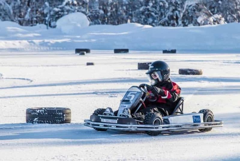 Pyhätunturi : expérience de course de karting sur glace