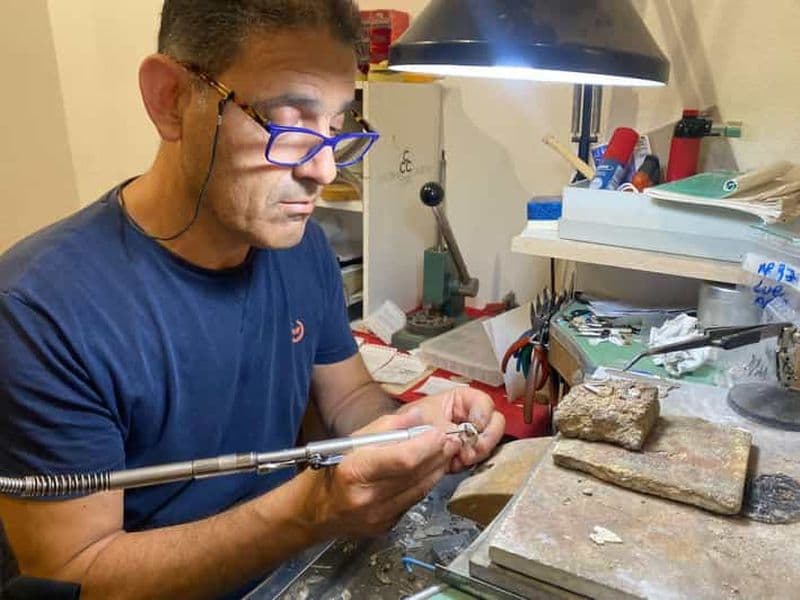 Billet Sassari : atelier de bijoux en filigrane sarde