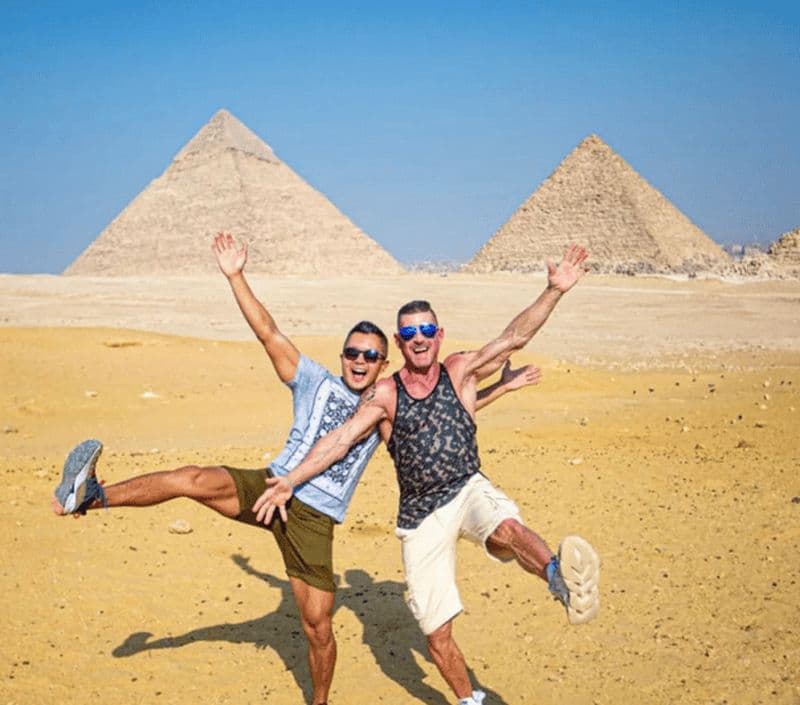 Depuis le port d'Alexandrie : Le Caire, les pyramides de Gizeh et le musée égyptien