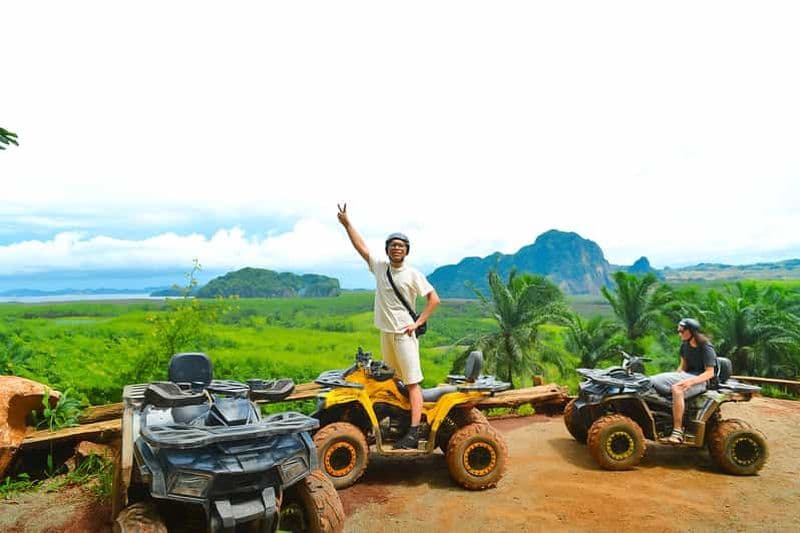 Krabi : Aventure en quad hors route au point de vue de la nature