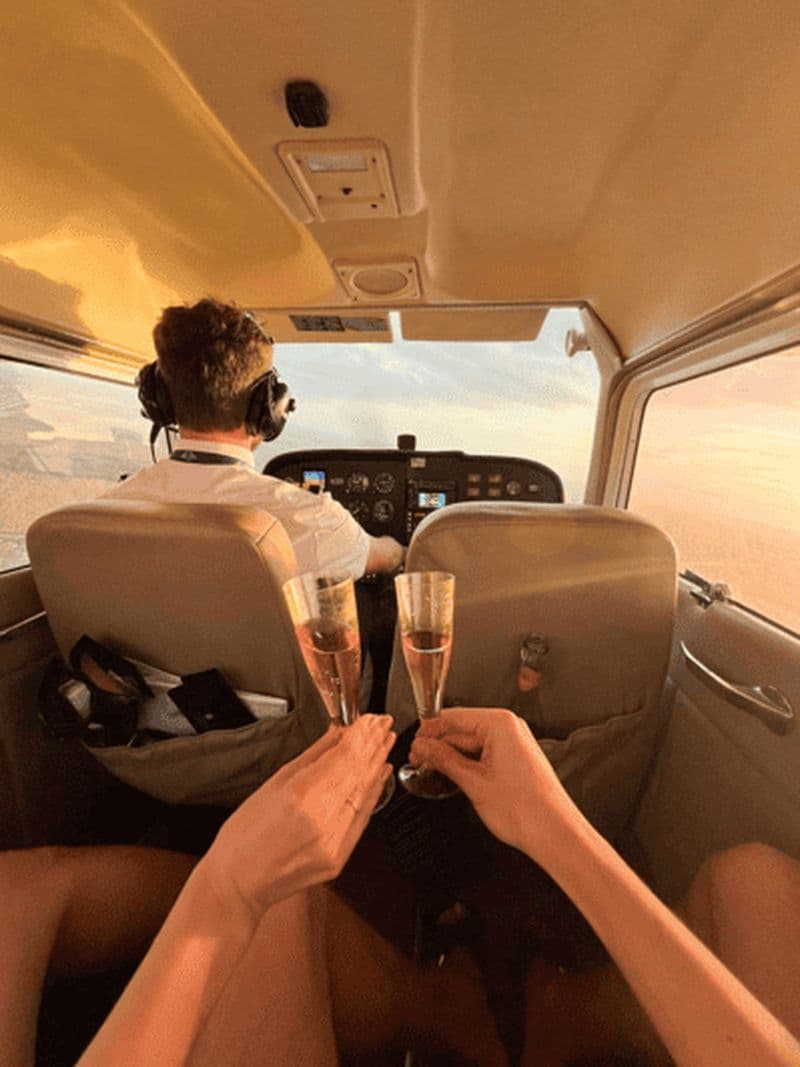 Miami Beach : Visite privée en avion de luxe avec champagne