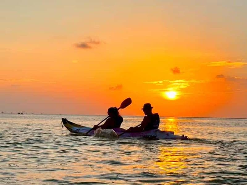 Holbox : Excursion en kayak au coucher du soleil dans la mangrove