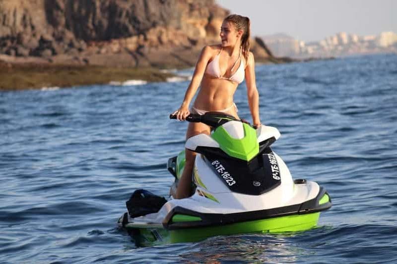 Tenerife : Visite guidée en jet ski avec service photo en option