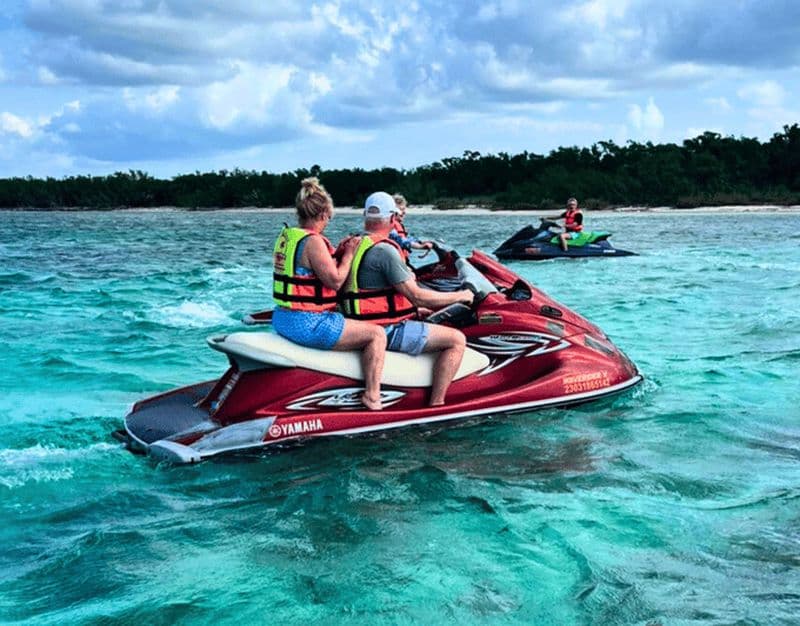 Cozumel : Excursion en jet ski + plongée en apnée + repas + boissons + photo