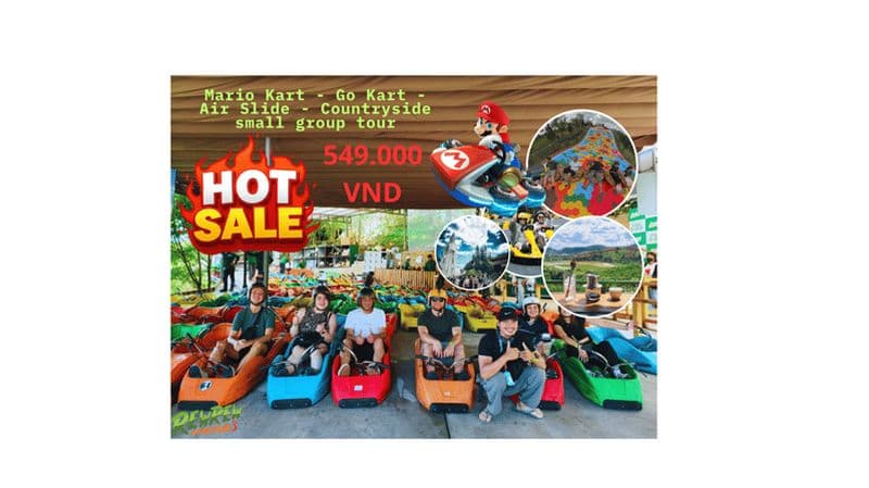 Billet Dalat : Mario Kart - Mongo Land - Petit groupe de campagne