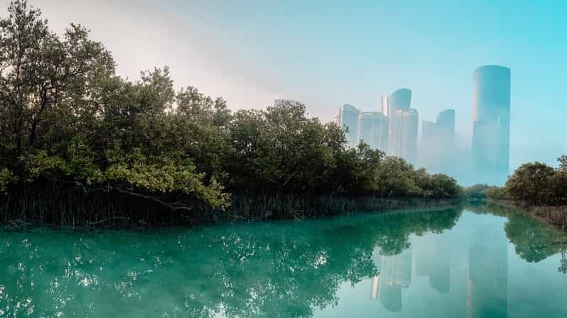 Abu Dhabi : Visite guidée de 2 heures en kayak dans le parc central de Reem