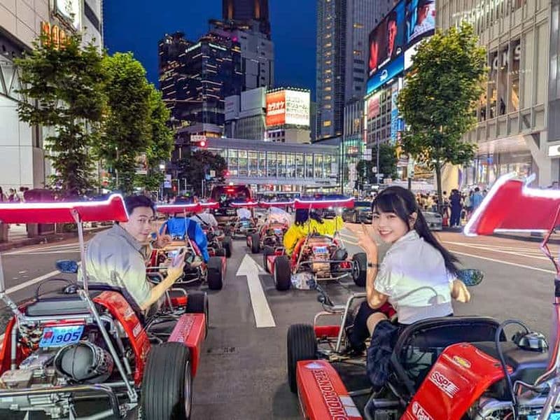 Tokyo : Circuit de karting à Shibuya, de Shinjuku à Shibuya