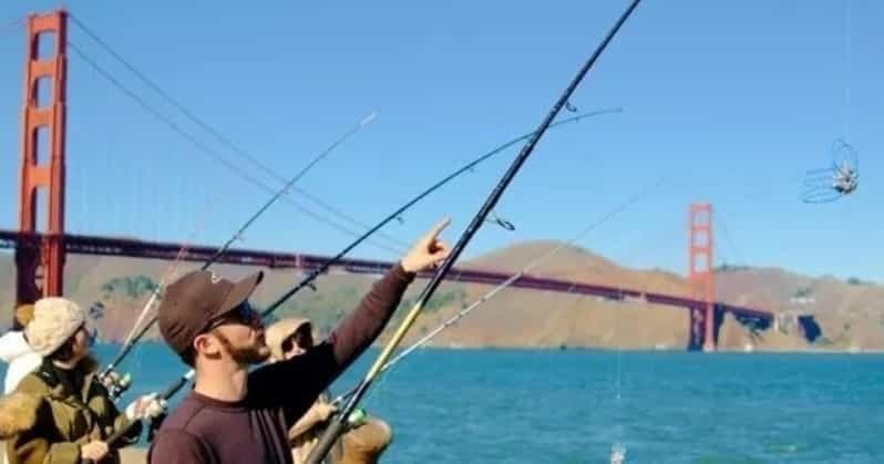 San Francisco : La pêche au crabe sous le Golden Gate Bridge