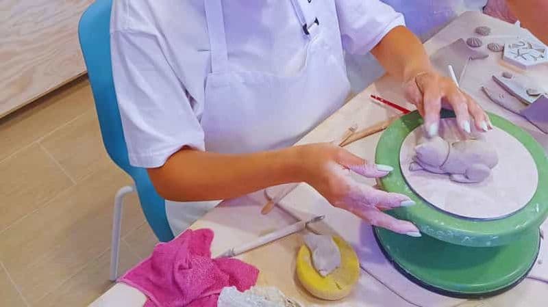 Naples : atelier céramique avec décoration et apéritif