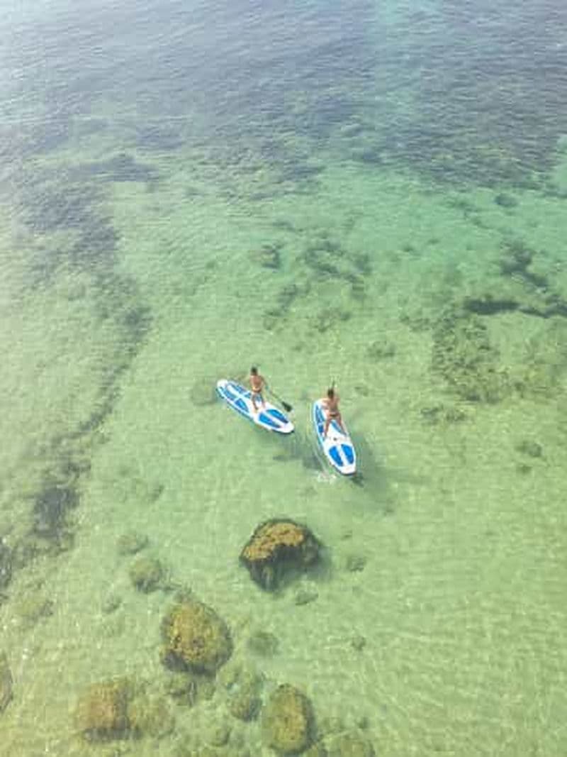 Initiation au SUP avec un guide de la région