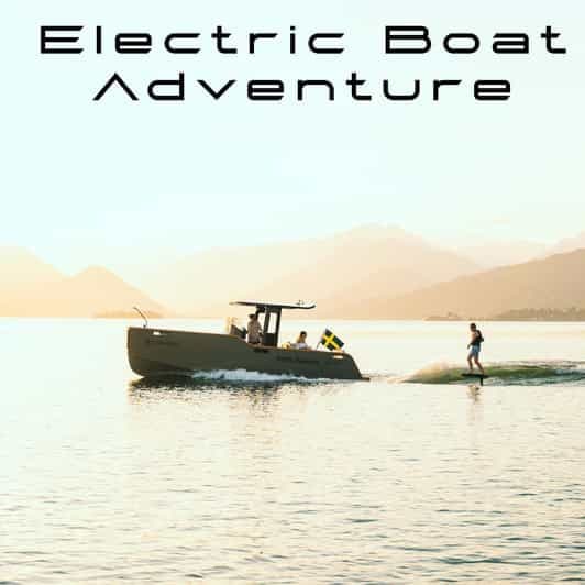Tour en bateau électrique eFoil & Jetboard